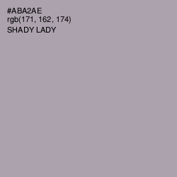 #ABA2AE - Shady Lady Color Image